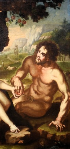 Adam et Ève - Maître flamand du XVIIe siècle - Romano Ischia